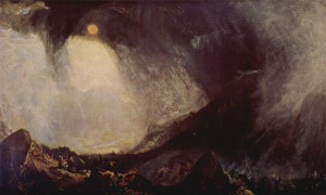Turner, 'Snow Storm: Hannibal and his Army Crossing the Alps'