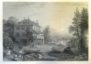 Villa Diodati by Edward Finden after William Purser (Credit to "Shelley's Ghost" Exhibition, Bodleian Libraries)