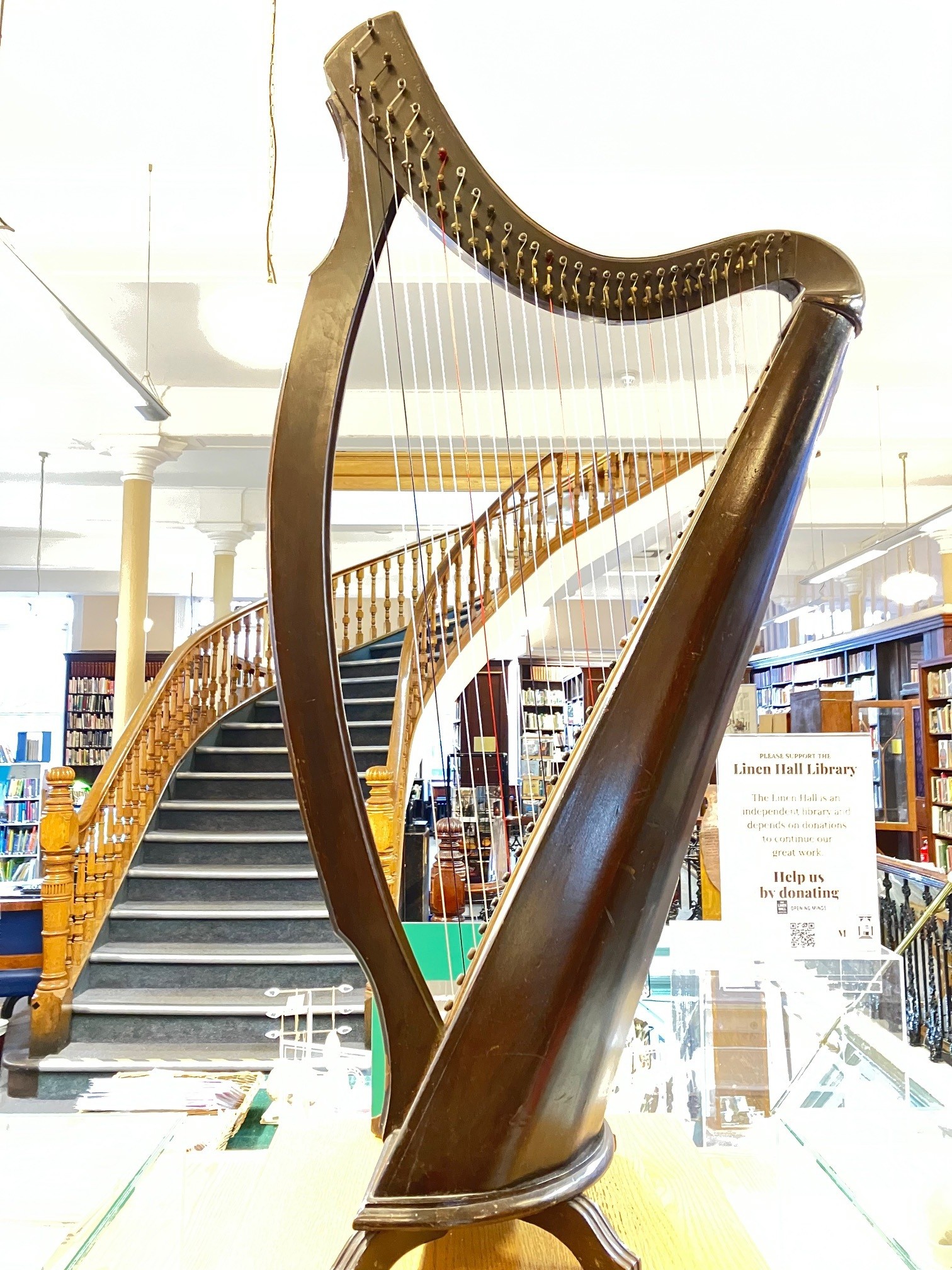 The United Irish emblem was an image of a harp with the motto ‘it is new-strung and shall be heard’.